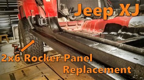 jeep xj box steel rockers|xj rocker replacement.